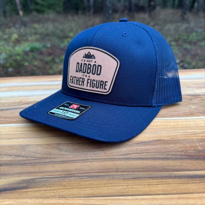 Father Figure Leather Patch Hat – 208Tees for wholesale by 208T2.0