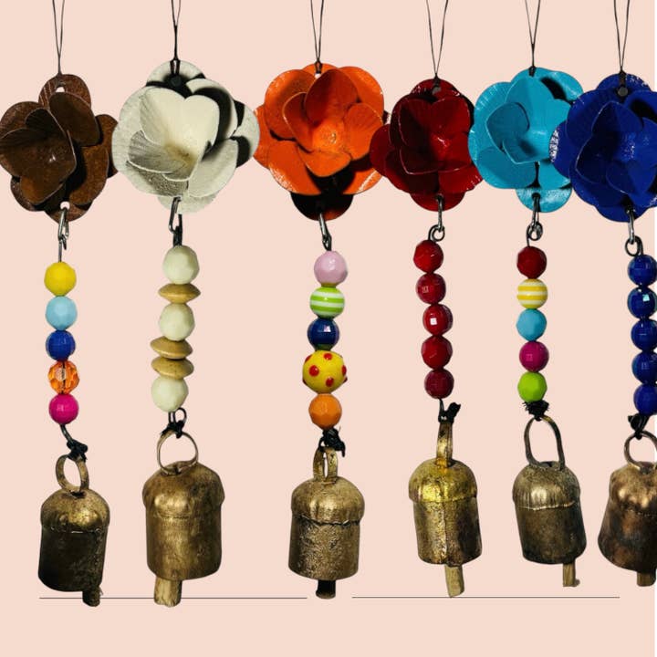 Whimsies - Wholesale Wind chime - Flower wind chime bell garden summer spring cute ornament 2