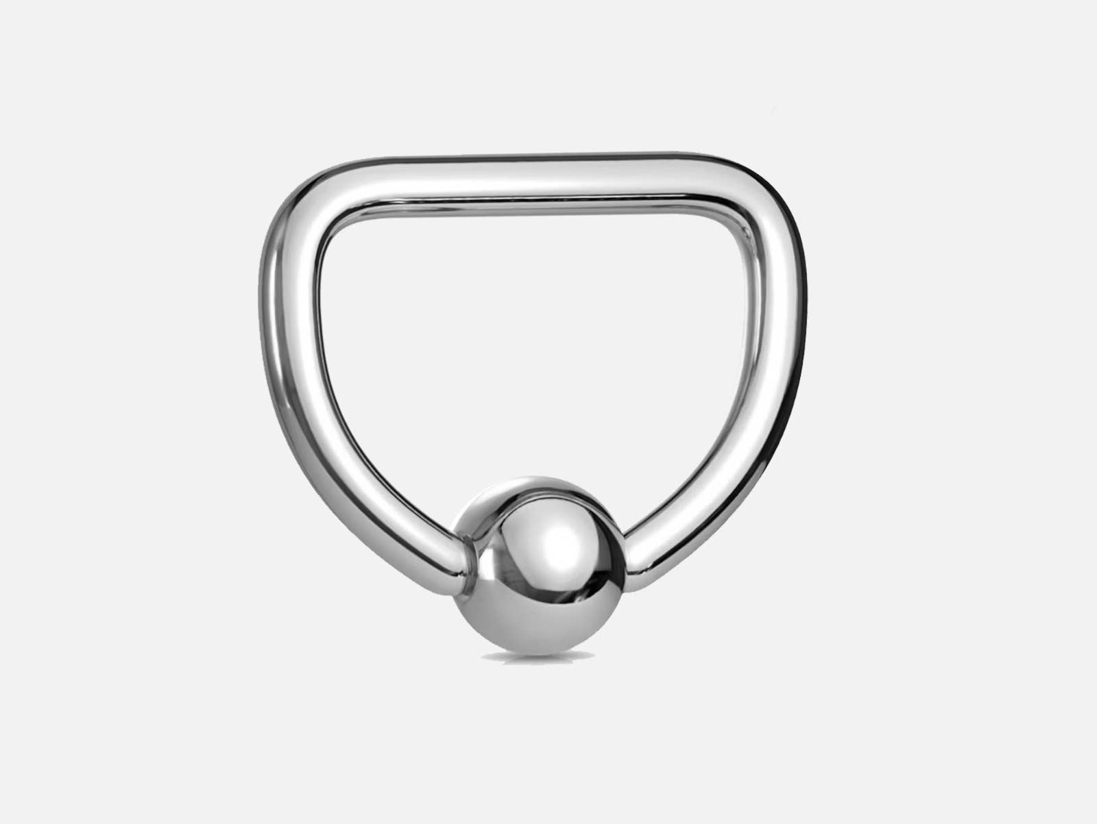 Bodytrend - Wholesale Nipple Ring - Surgical Steel 316L - Nipple  D-ring ,NIPPLE RING10