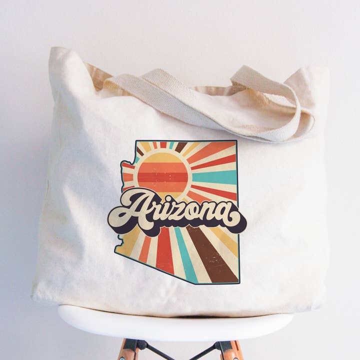 Arizona State Sun Rays Tote Bag 2 SIZES for wholesale by Love You a Latte Shop