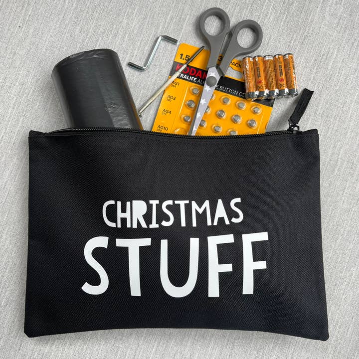 Christmas Stuff Storage Pouch for wholesale by Alphabet Bespoke Creations