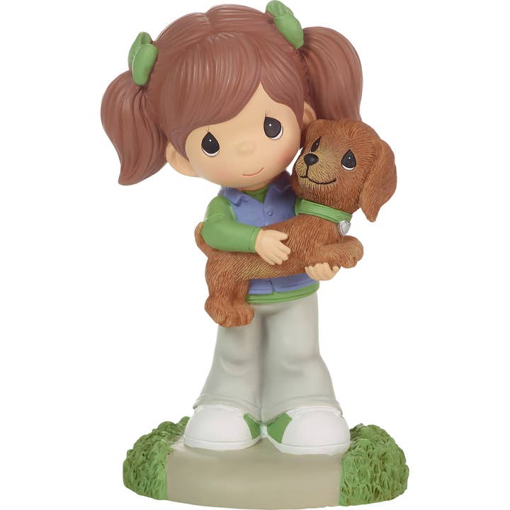 Precious Moments Girl With Dachshund Figurine for wholesale by Precious Moments
