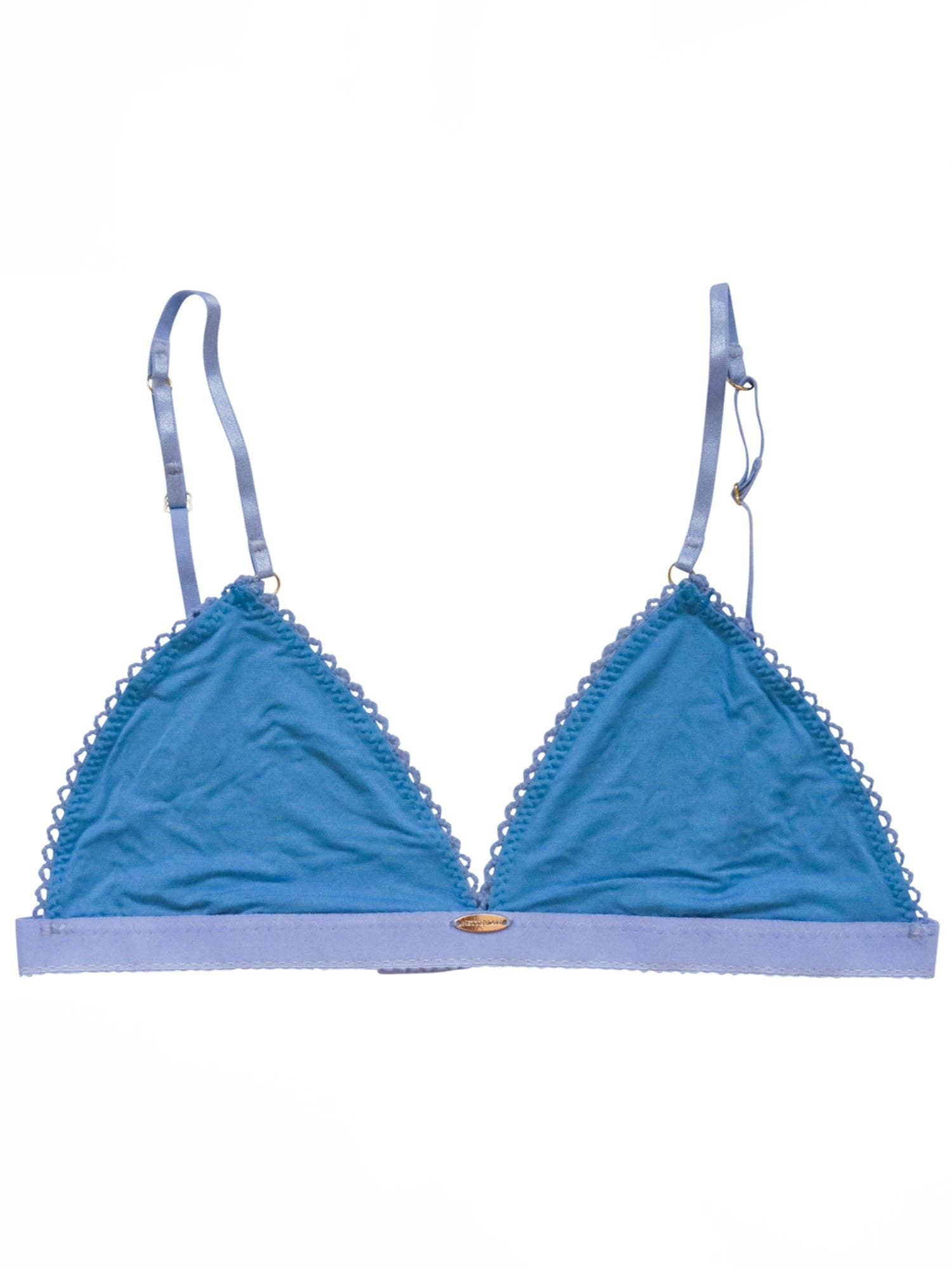 Troo. – wholesale Bralette – Women's – Blue Bamboo Triangle Bralette1