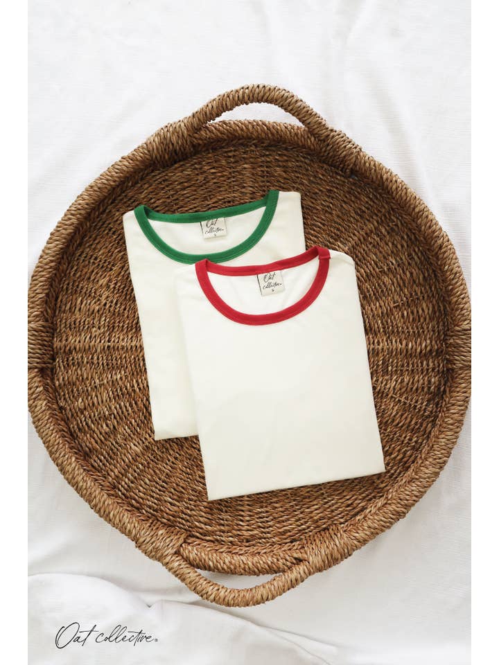 OAT COLLECTIVE - Wholesale Screen Printed T-Shirt - Women's - PREMIUM BASIC Ringer top7