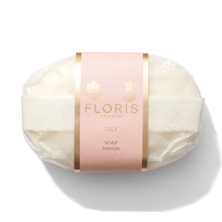 Lily Floral & Green Luxury Soap for wholesale by Floris London