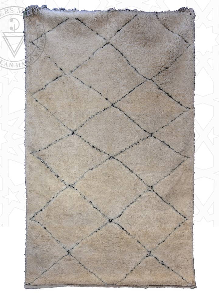 Beni ourain marokkansk tæppe for engroshandel hos Berbers Market