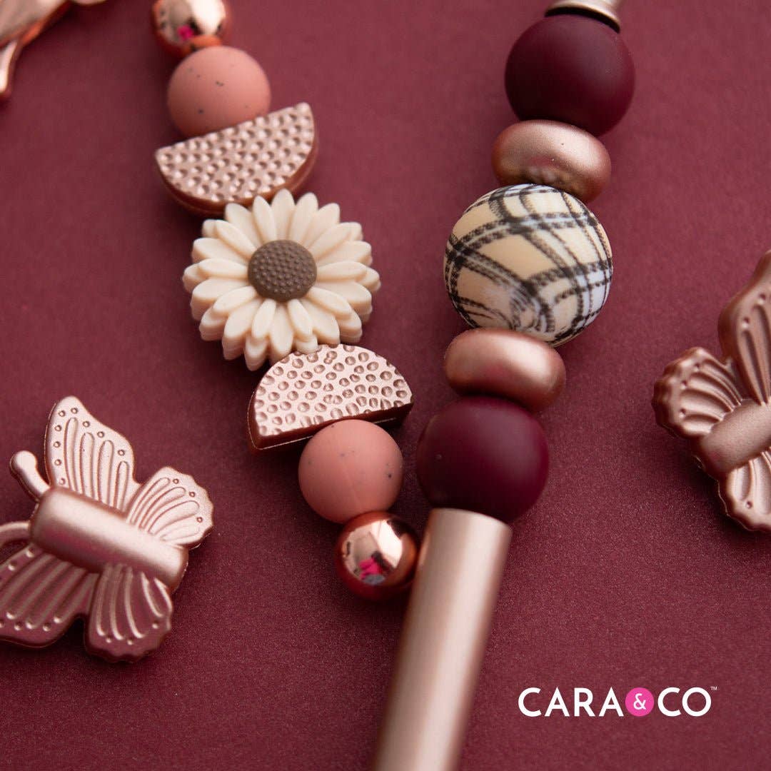 Cara & Co Silicone Craft Supply – wholesale Pärlor – 14 mm abacusformade silikonpärlor41