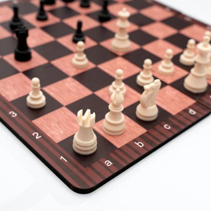 Rotermond Furniture LLC - Wholesale Wood Toy - Kids - Montessori Chess Wooden Blocks - Wooden Toys for Kids - Educational Chess Game - Montessori Toddler Toys - Wooden Block Set