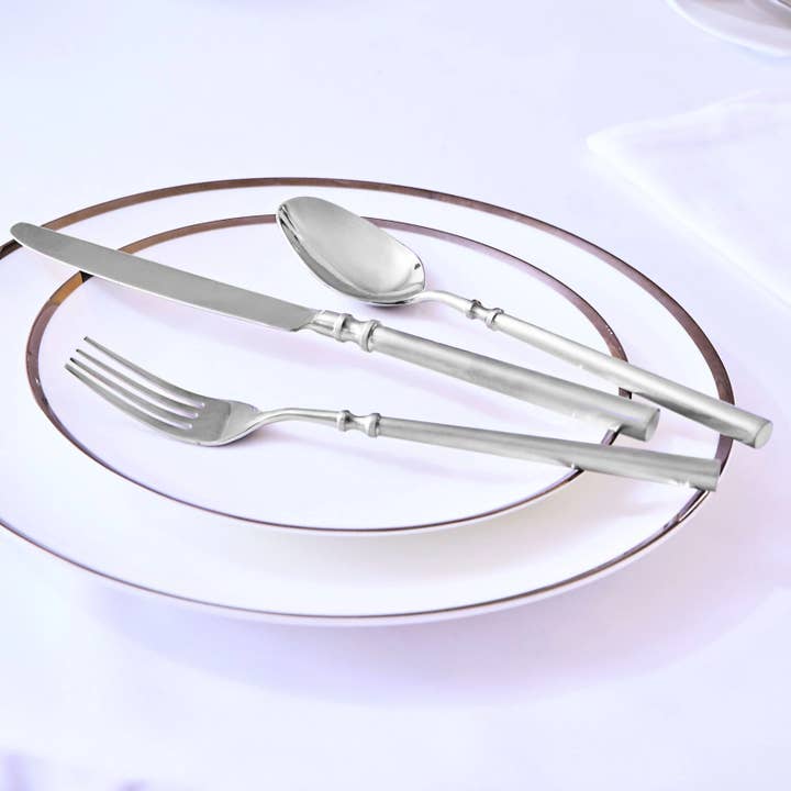 Godinger – Engroshandel Bestiksæt – Regal matte greb 18/10 rustfrit stål 20 dele bestiksæt1