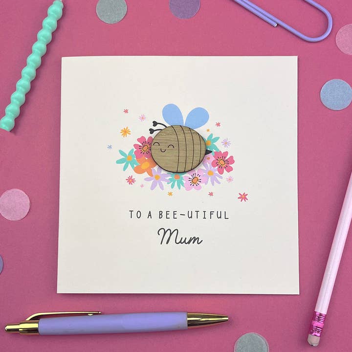 Voor een Bij-zondere Moeder Moederdagkaart #2 voor wholesale door KDee Designs