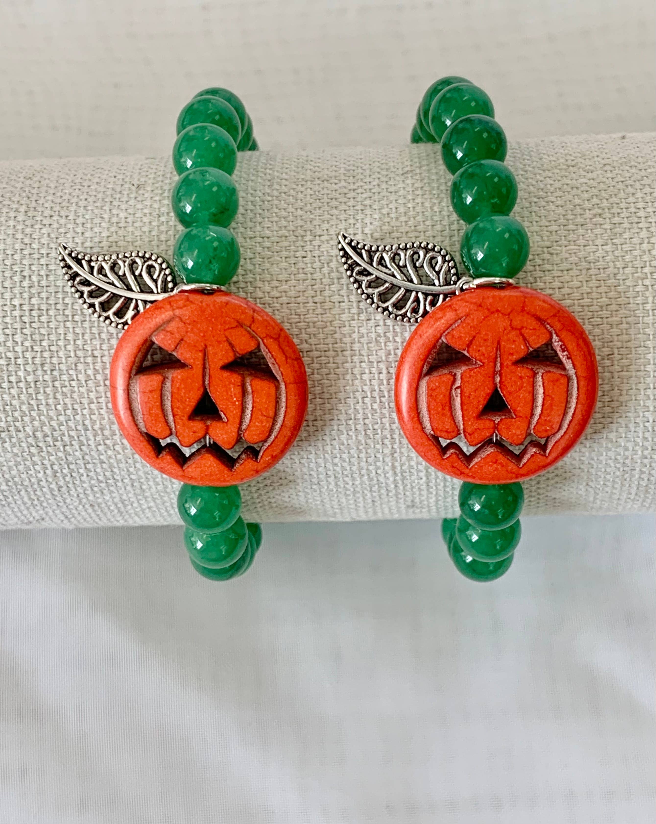Tiffany J’adore Jewelry – wholesale Pärlarmband – Happy Halloween pumpa pärlstav armband4