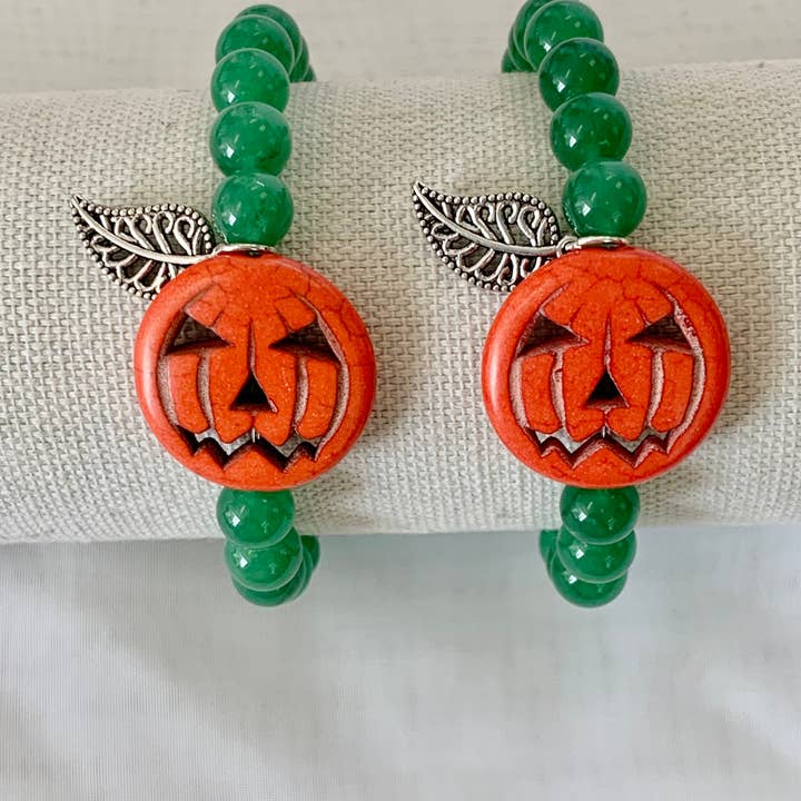 Tiffany J’adore Jewelry – wholesale Pärlarmband – Happy Halloween pumpa pärlstav armband4