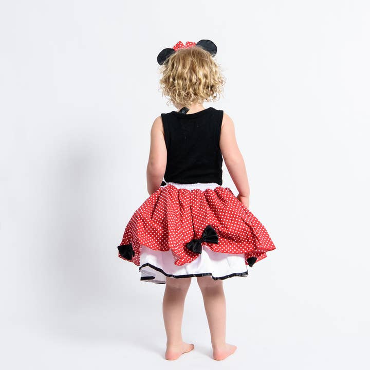 Lets dress up - Venta al por mayor Disfraz - Niños - Set de Minnie Mouse: falda tutú y diadema