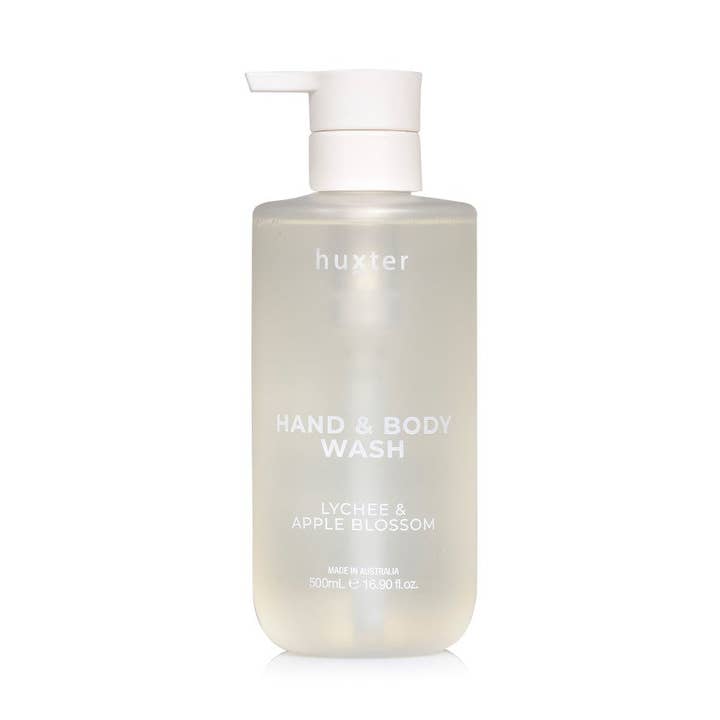 500ml Hand & Body Wash - Lychee & Apple Blossom (Green) for wholesale by Huxter