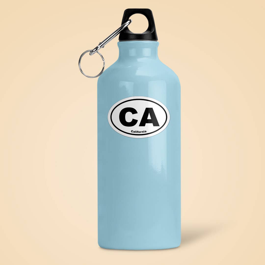 CJ's Sticker Shop - Wholesale Sticker - California CA State Oval Sticker Vinyl Decal1