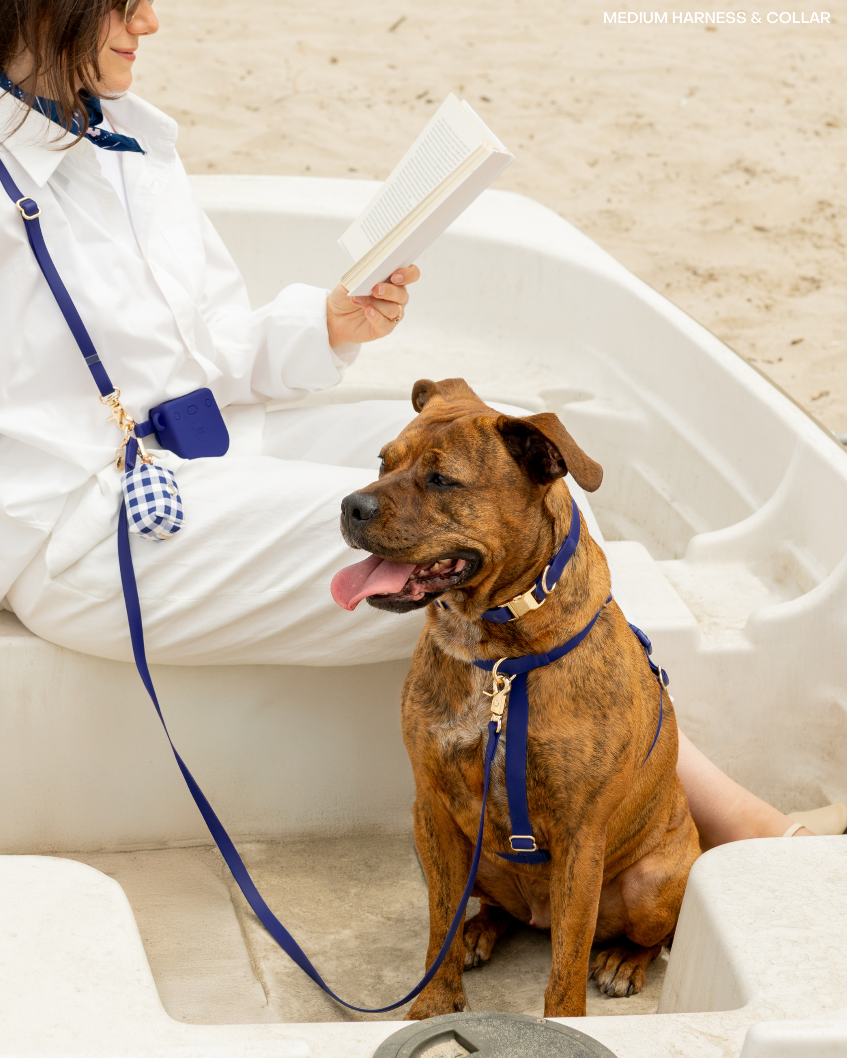 SUNNY TAILS - Wholesale Pet Harness - Dog - Signature Navy Cloud Lite Dog Harness7