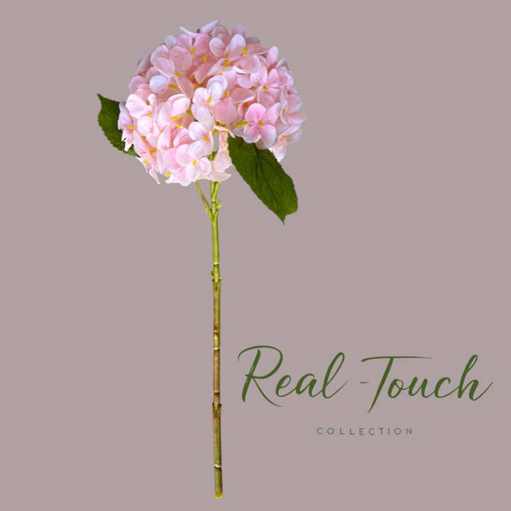 Angel Isabella - Wholesale Artificial Flowers - 18" Ultra Realistic Real Touch Artificial Hydrangea