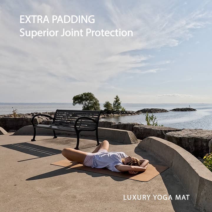 Crk - Wholesale Yoga Mat - The Flowers Mat 5mm Thick, Organic Cork Yoga Mat with Natural Rubber • Luxury Mat7