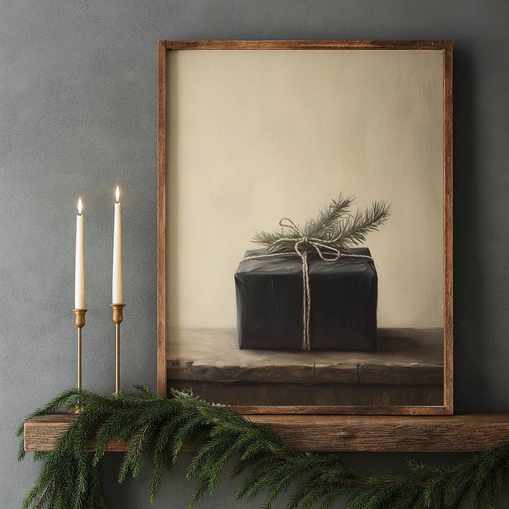 Christmas Wall Decor - Framed Canvas Print and other Purchase Wholesale framed prints. Free Returns & Net 60 Terms on Faire trending on Faire.