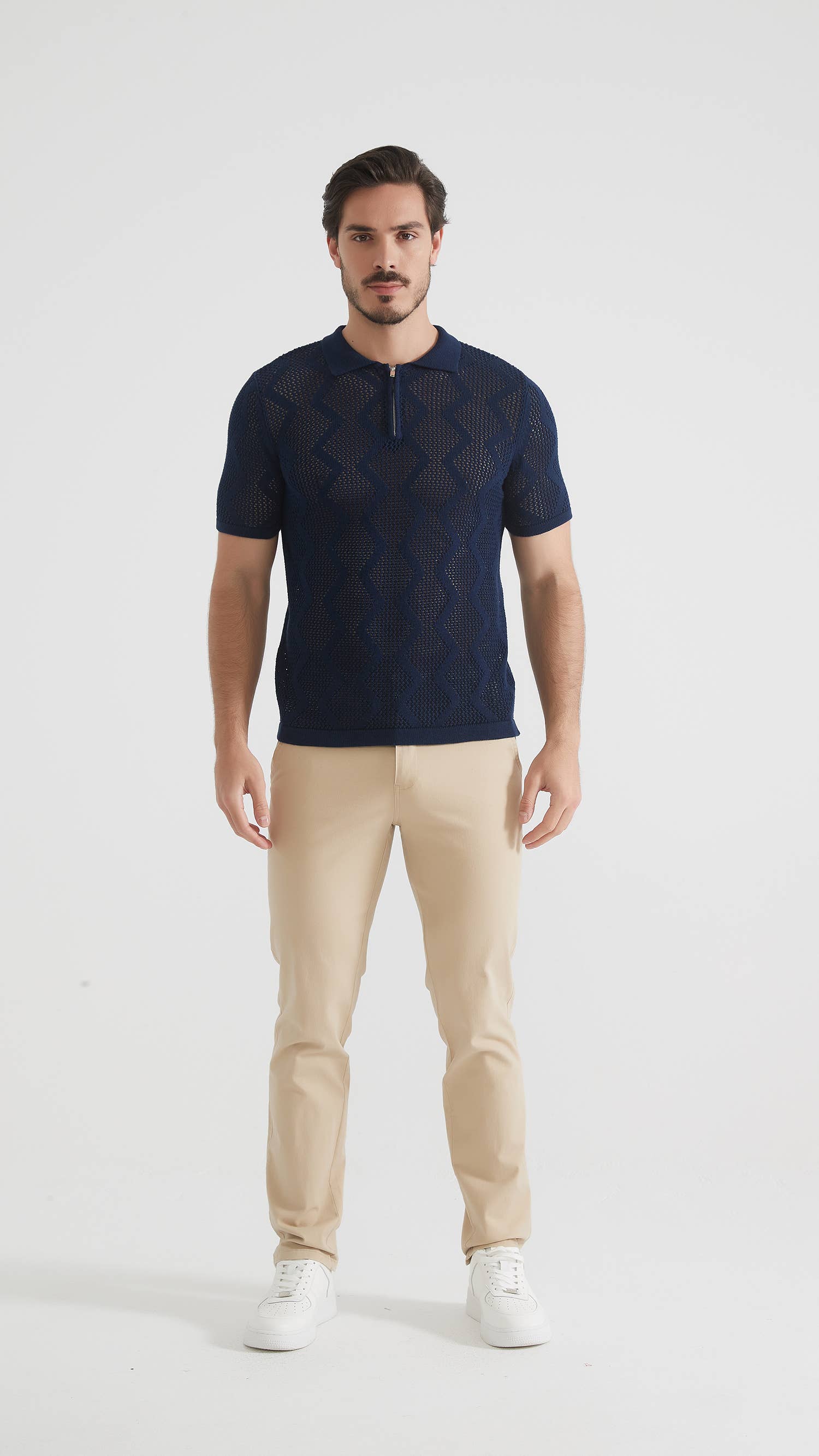 Yves Enzo - Wholesale Polo - Men's - Polo 100% coton - Navy2