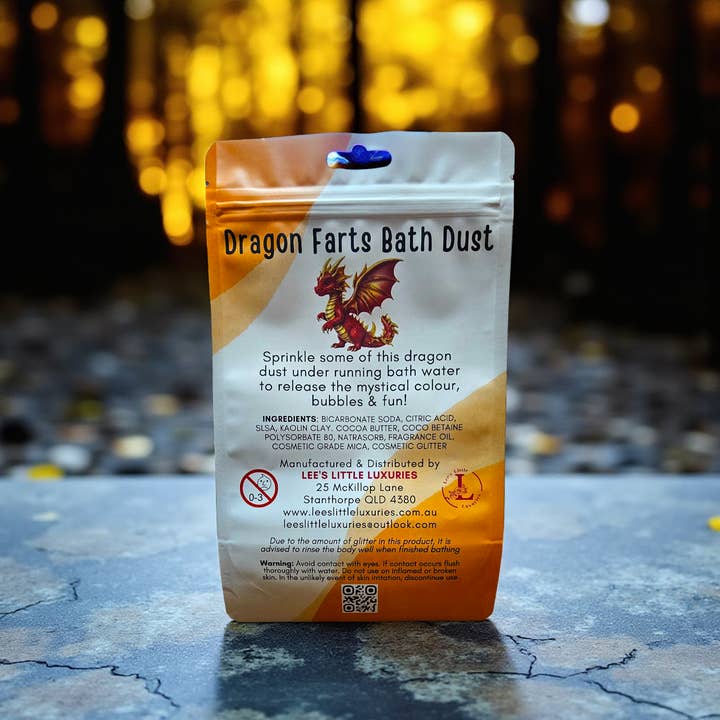 Lee's Little Luxuries - Wholesale Bath soak/milk - Dragon Farts Bath Dust - Enriched With Cocoa Butter1