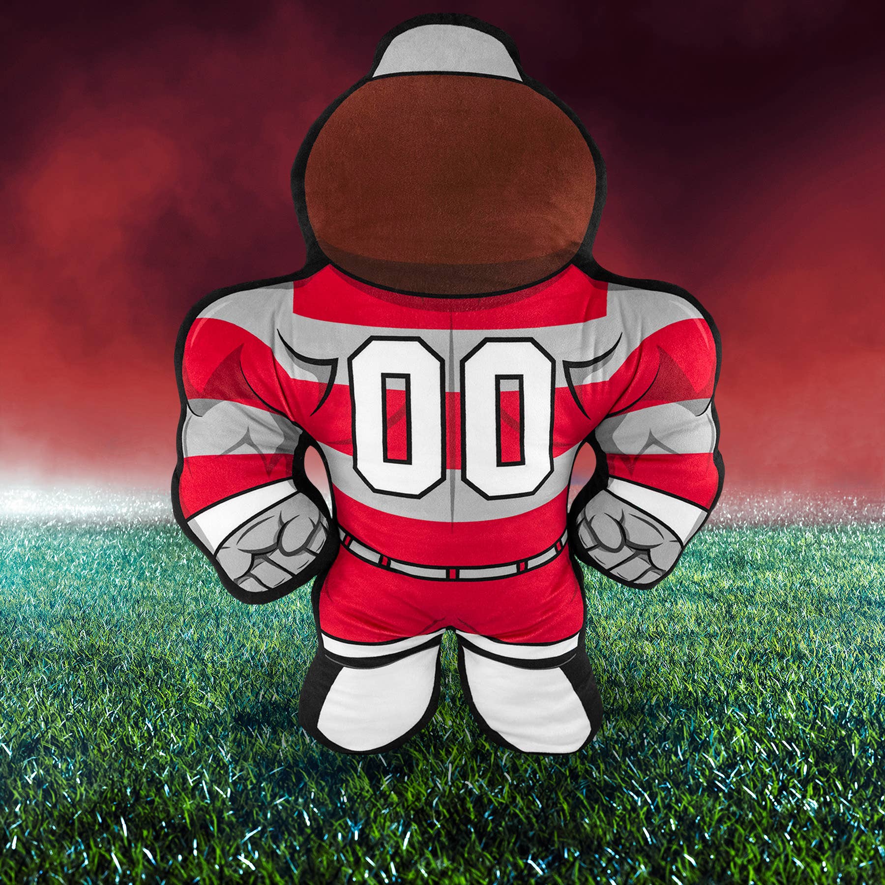 Uncanny Brands - Wholesale Stuffed/Plush Toy - Kids & Baby - Bleacher Creatures OS Buckeyes Brutus 24" Bleacher Buddy1