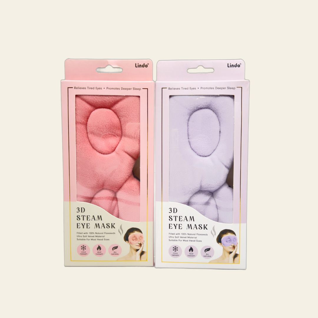 Lindo – wholesale Sleep/eye mask – Lindo Velvet 3D Steam Eye Mask with Flaxseed4