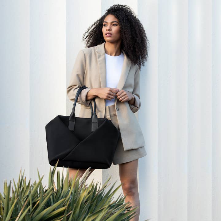 Lux and Nyx - Wholesale Tote Bag - Women's - Origami 15" Laptop Tote - Work Tote with Luggage Sleeve24