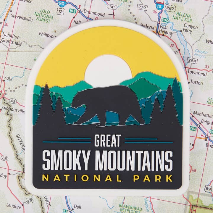 Great Smoky Mountains National Park PVC Fridge Magnet for wholesale by Vagabond Heart