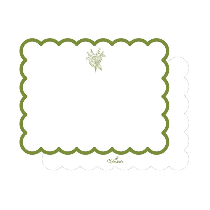 Lily of the Valley Stationery Set for wholesale by Surcie
