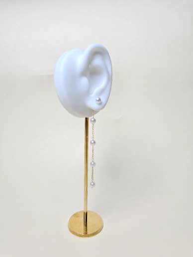 Long Pearl Drop Earrings for wholesale by The affordable bridal dress