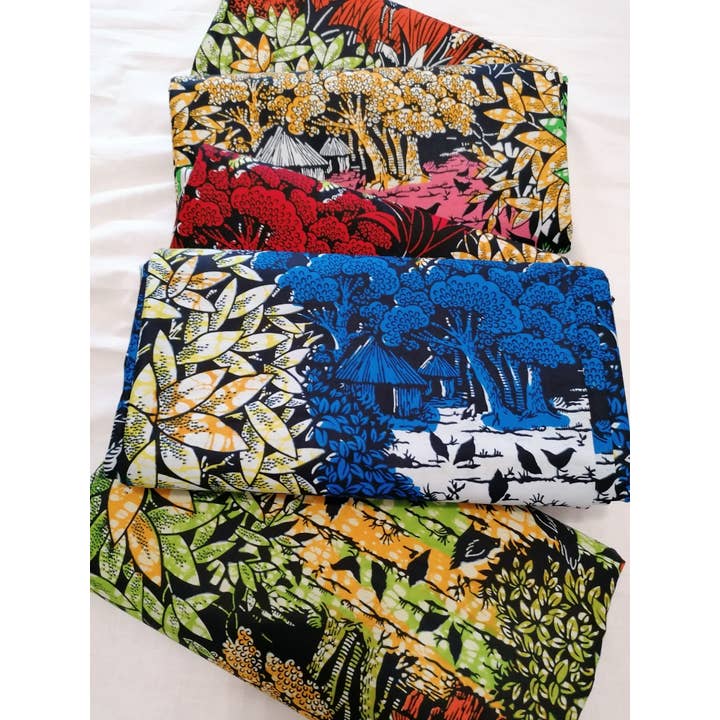 ASKA London - Vente Tissu - MOLOKAI : TISSU VLISCO PREMIUM SUPER WAX À MOTIFS 2 MÈTRES5