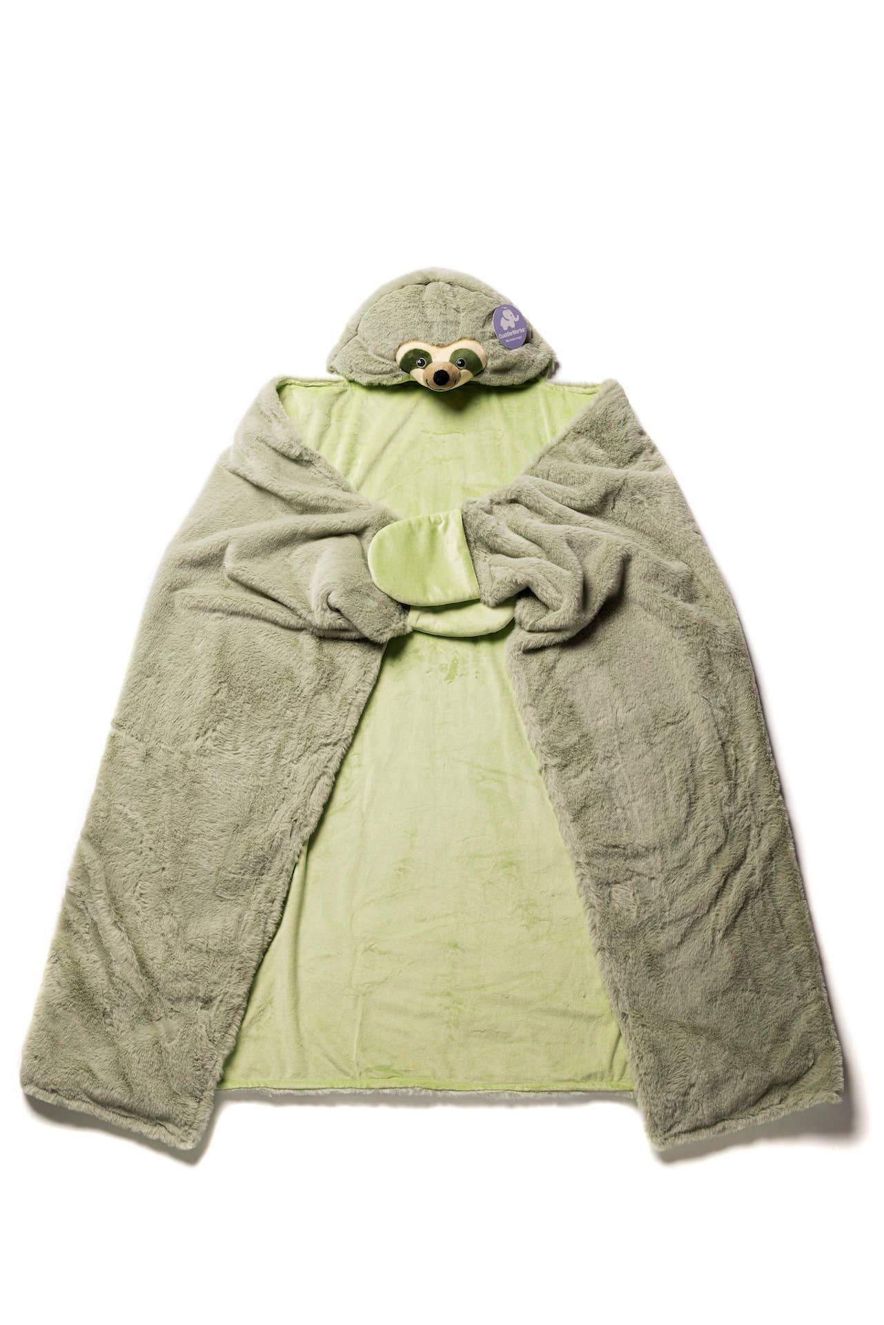 Plushland - Wholesale Security/Cuddle Blanket - Baby - Cuddleworks Weighted Plush Hooded Blanket - Sensory Comfort5
