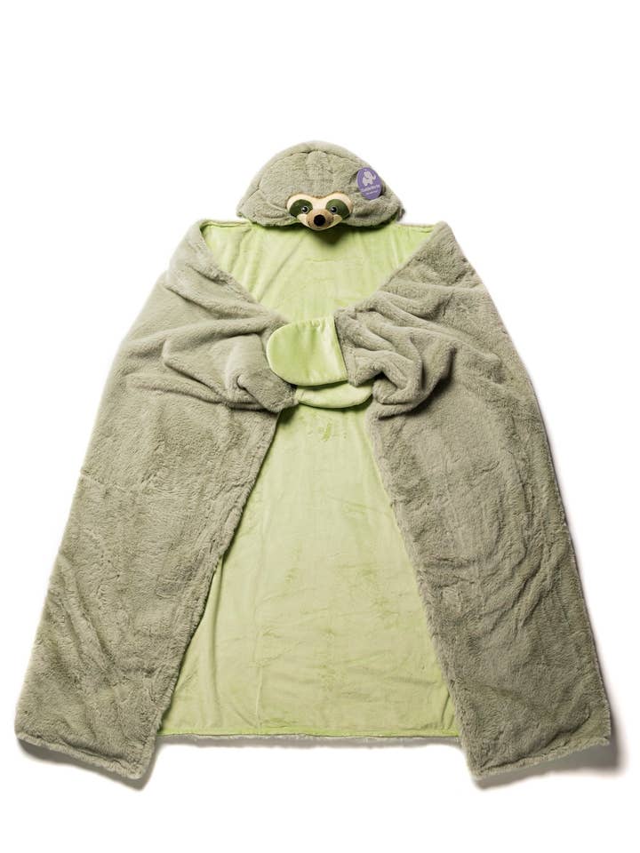 Plushland - Wholesale Security/Cuddle Blanket - Baby - Cuddleworks Weighted Plush Hooded Blanket - Sensory Comfort5