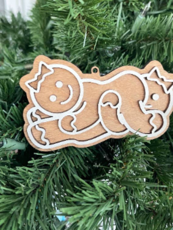 Décoration coquine en faux pain d'épice pour lesbiennes et personnes du même sexe pour la vente par BUBBLEHEAD INK