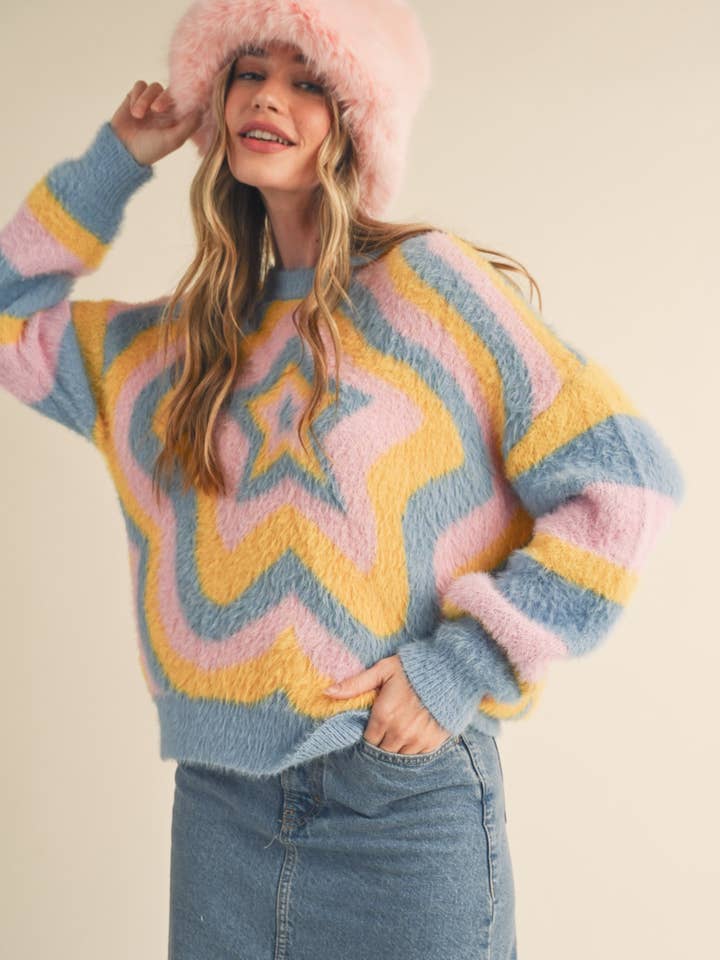 &MERCI - Wholesale Knit Sweater - Women's - SWEATER MSW104152