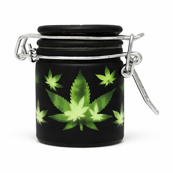 Mini Airtight Glass Storage Jar – Green Matte Finish | 45 ml for wholesale by Ted Miller Innovation