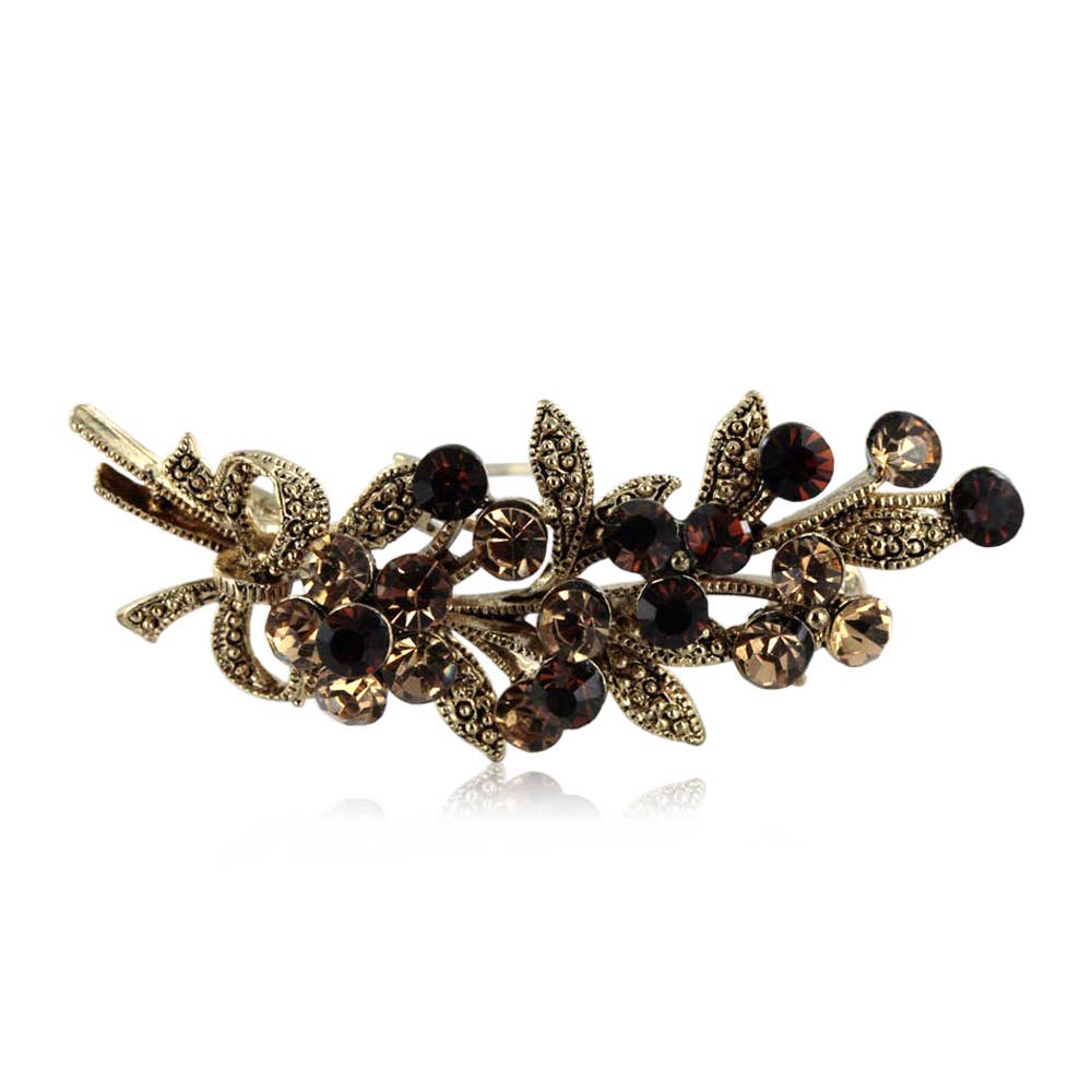 Double Accent - Wholesale Brooch - Brooch Pin Austrian Crystal Brench Flower Brooch5