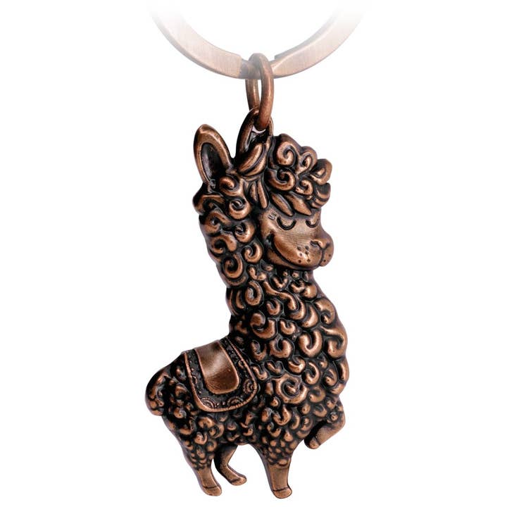 FABACH – Die Schlüsselanhänger-Schmiede – wholesale Nyckelring - Unisex – ”No Drama Lama” lama nyckelring - cool lama/alpacka hängsmycke - lyckocharm och present till lamaälskare