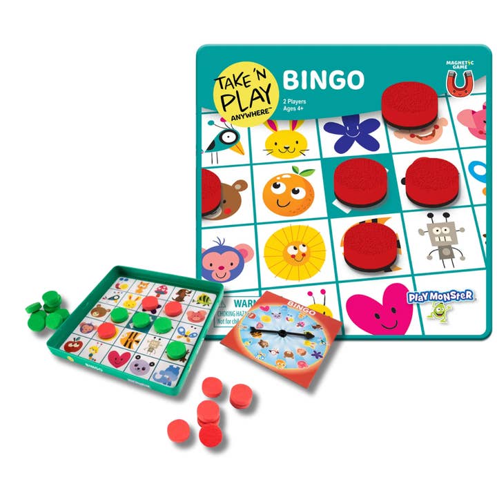 Play Monster - Wholesale Magnet Board - Take N Play Anywhere Bingo - Magnetic Game