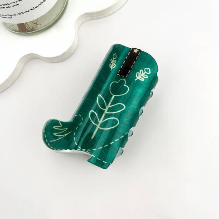 mildstyles - Wholesale Hair Clip - Women's - Cowboy Boots Acrylic Hair Claw Clip5