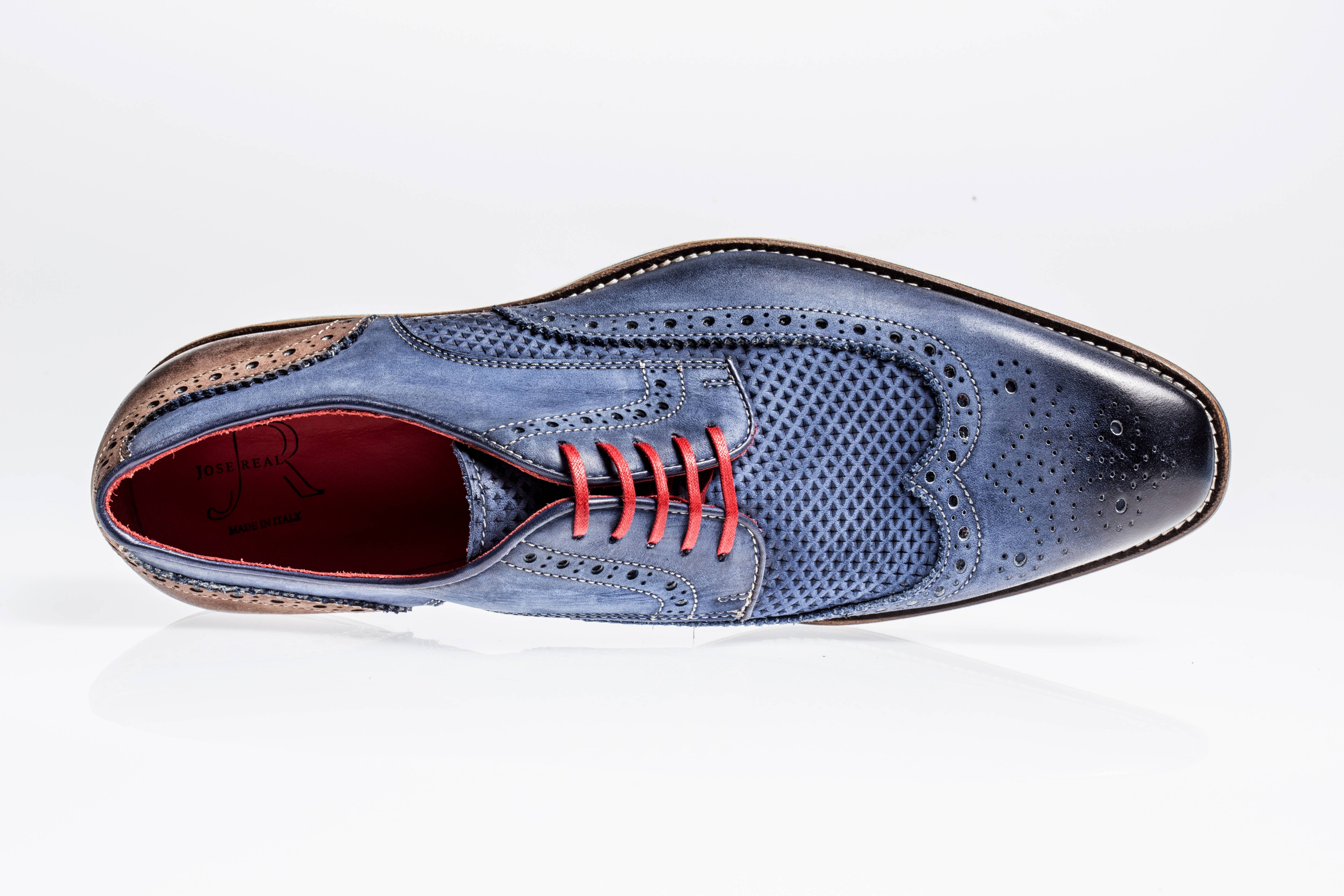 JOSE REAL - Venta al por mayor Zapatos Óxford - Hombre - AMBERES SPORT BLUE FAGGIO1