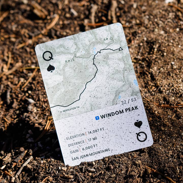 Pine + Ember – Cartas de jogar por atacado – Cartas de jogar Colorado 14ers3