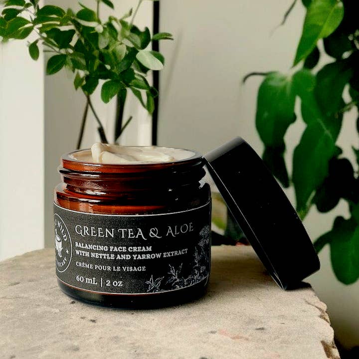 Stay Wild Apothecary – Großhandel Gesichts-Feuchtigkeitscreme – Grüntee & Aloe Bio-Gesichtscreme0