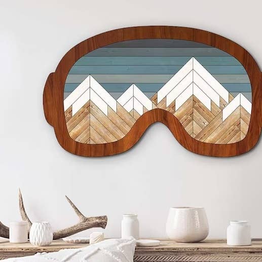 Maschera da sci Linear Wall Art per la vendita all'ingrosso da parte di 518 Mercantile