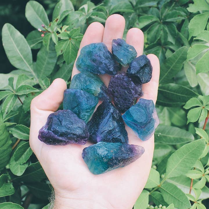 mineralyte - Wholesale Spirituele steen/kristal - Fluoriet Crystal Brok2