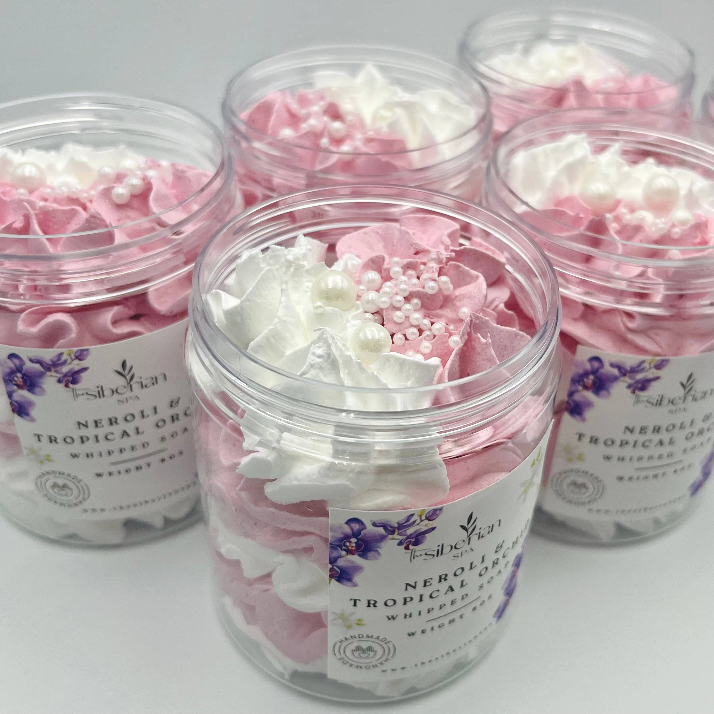 The Siberian Spa – Großhandel Körperpeeling – Neroli- und Tropische Orchidee Schlagschaumseife3