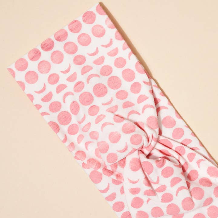 Pink Moon - Wholesale Spa Headband - Organic Tencel Spa Headband1