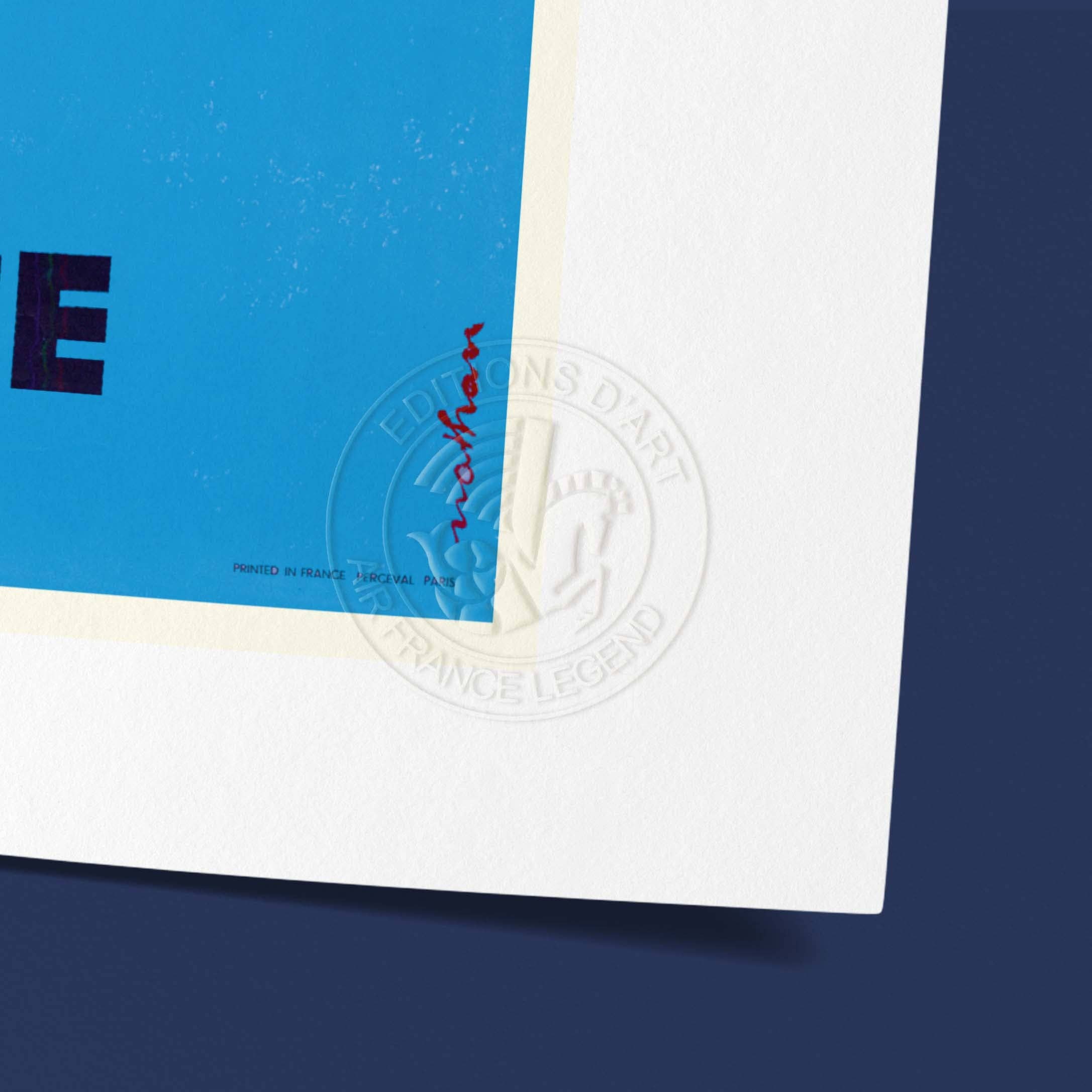 Oneart - Wholesale Poster - Air France Poster / The World's Largest Network - AFL00712