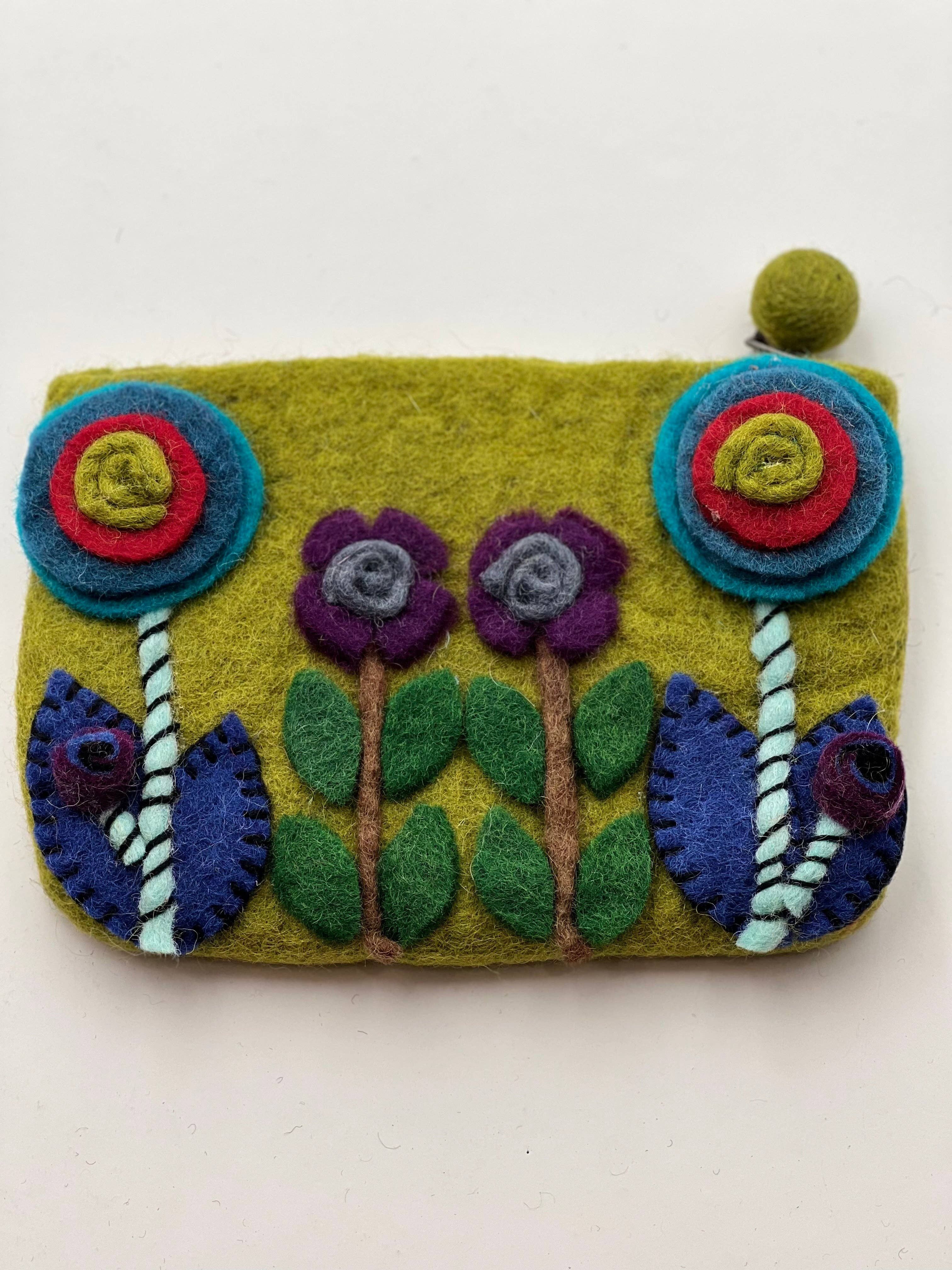 NURBU INC. - Vente Porte-monnaie – femme - Grand sac à main feutré avec laine (CPB12) Lot de 73